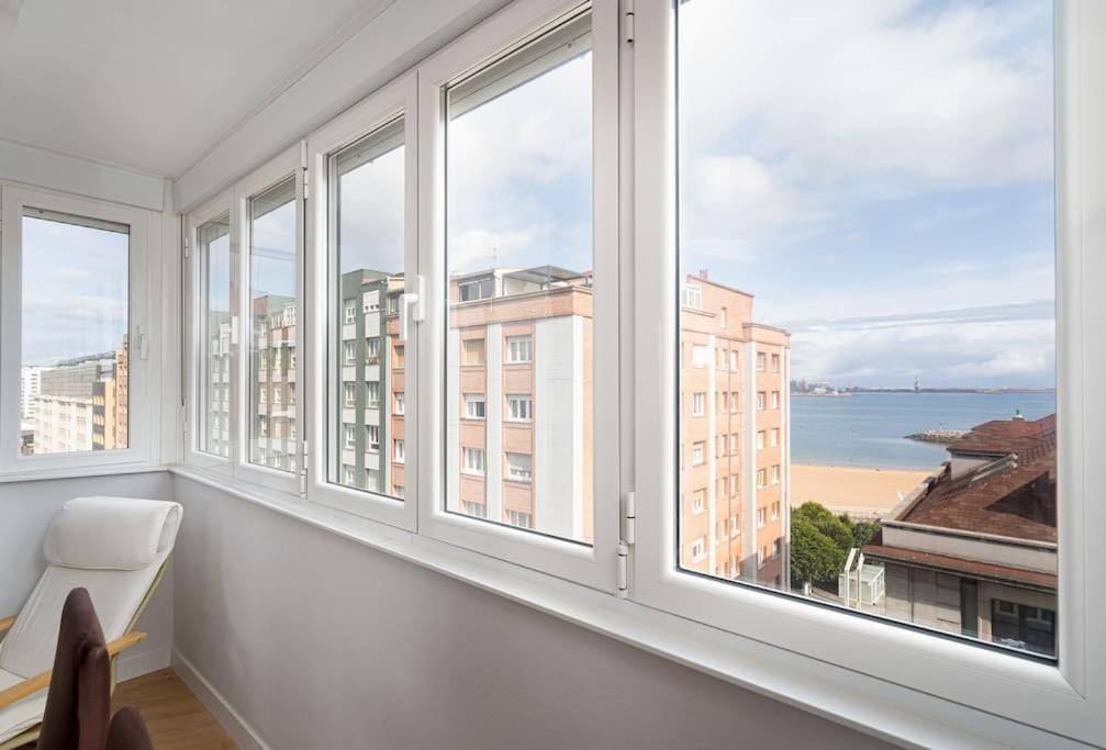 גיחון Myhousespain - Moderno Piso Frente Al Mar מראה חיצוני תמונה